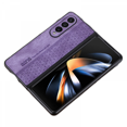 thumbnail image 1 of Compatible with Samsung Galaxy Z Fold 3 Case Embossed Leather Folio Flip Luxury Design PU Leather Shockproof Protective Case Cover, 1 of 4