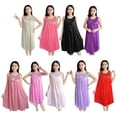 thumbnail image 4 of Womens Victorian Nightgown Vintage Sleepwear Nightdress Robes Royal Pajamas Lounge Wear,Sleeveless Tank Top Shoulder Strap Nightshirt Sleep Dress Stain Silk Pleated Gown Midi Length,Purple, 4 of 5