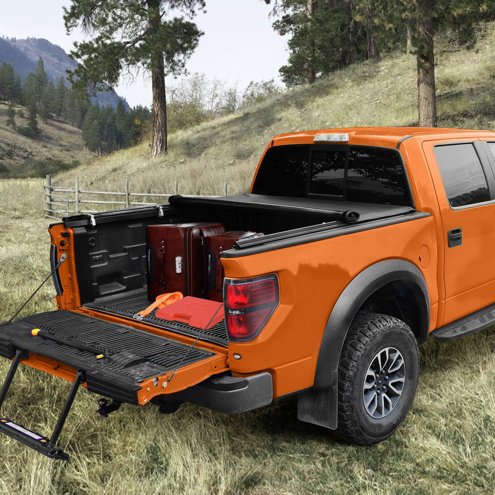 RVNI 5 Fit Roll Up Truck Bed Tonneau Cover for 2015-2022 Chevy Colorado & GMC Canyon
