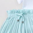 thumbnail image 6 of kpoplk Toddler Baby Girl Summer Fall Clothes Cute Sleeveless Tops Pant Outfits Set Infant Strap Boho Princess Outfit Size 11-12 Years,Light Green, 6 of 7