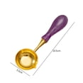 thumbnail image 3 of Niovtt Sealing Wax Spoon Decor Supplies Wax Spoon Wedding Envelope Decor (Purple), 3 of 6