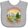 thumbnail image 3 of Inktastic Yellowstone National Park Boys or Girls Baby Bib, 3 of 4