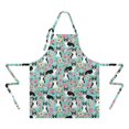 thumbnail image 2 of Corgi Dog and Flowers Apron-Garden Aprons for Women with Pockets-Cotton Linen Waterproof Kitchen Cooking Gardening Aprons Adjustable for Kitchen,Cooking,BBQ and Salon 33x27 Inch, 2 of 7
