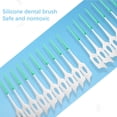 thumbnail image 3 of Qarigey Cepillo Interdental ligero ergonómico ortodoncia cepillo de de silicona eficiente hilo para viajes senderismo cuidado de los oídos, 3 of 6