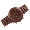 thumbnail image 2 of Resicozy Digital Watches for Women with LED Light 2026 Casual Fashion Solid Watches with Silicone Watch Strap Coffee, 2 of 3