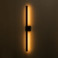 thumbnail image 2 of C Cattleya Black 2-Light 30W Dimmable LED Outdoor Wall Light with Frosted Glass Diffuser, 2 of 8