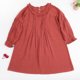 thumbnail image 4 of Odeerbi Niñas Vestido Manga Larga Lino Primavera Verano Cuello Redondo Color Sólido Vestido Ruffle, 4 of 6
