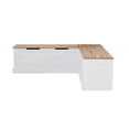 thumbnail image 4 of Pemberley Row Wood White Nook Rectangular Storage 62.4" Unassembled, 4 of 14