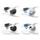 thumbnail image 1 of KZ-ZAX Audífonos 16 Unidades Audífonos In Ear para Music Sport (Negro sin micrófono), 1 of 7