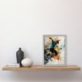 thumbnail image 2 of Parkour Jump Urban Sport Paint Splat Action Shot Artwork Framed Wall Art Print A4, 2 of 4