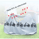 thumbnail image 4 of Funda Para Bicicleta, Funda Antipolvo, Funda Impermeable, 2 Pzs Gris, 4 of 5