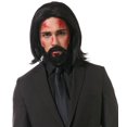 thumbnail image 1 of Set de peluca y barba Costume Culture Hitman para adultos, 1 of 1
