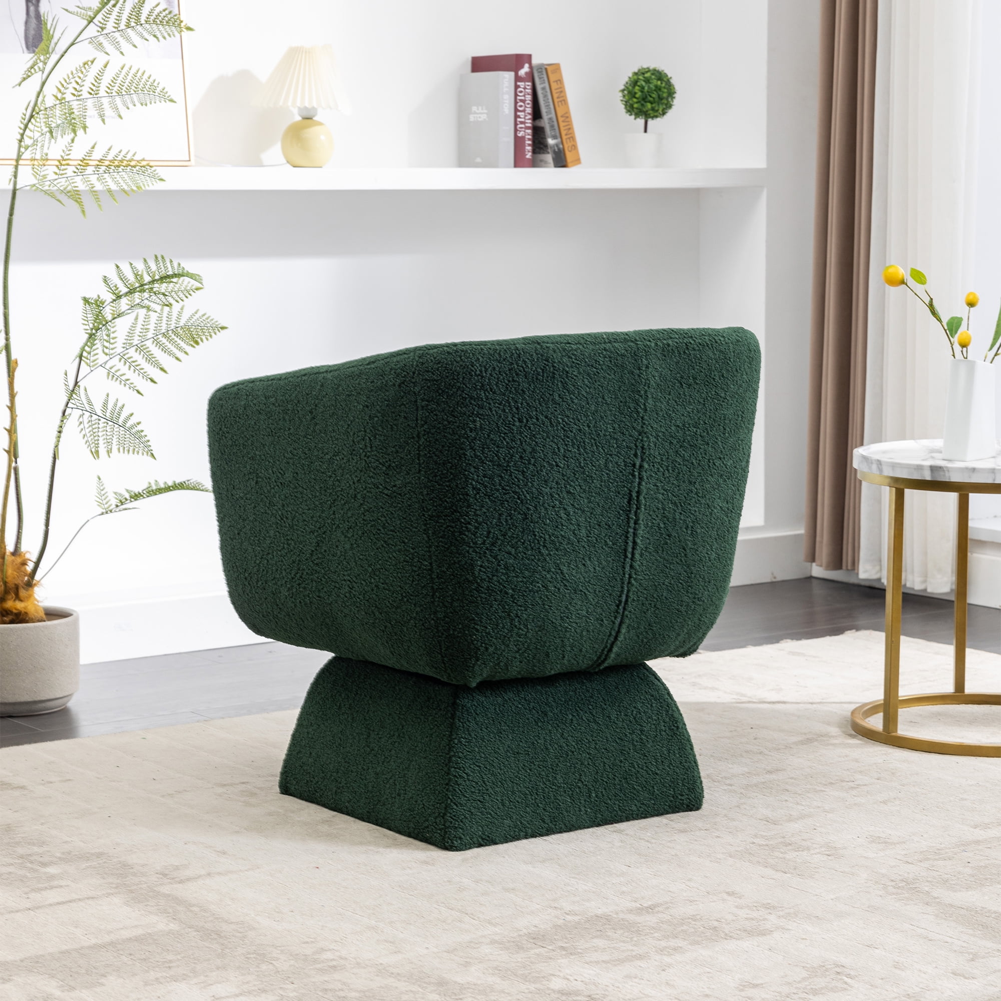 Kadyn 30.30"H Swivel Accent Chair, Single Sofa Chairs for Living Room, Green 360 Degree Armchair Kadyn 30.30"H Swivel Accent Chair, Single Sofa Chairs for Living Room, Green 360 Degree Armchair
