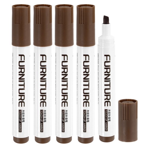 Uxcell Furniture Markers Touch Up, Furniture Repair Kit Wood Maker Walnut