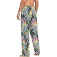 thumbnail image 5 of Top-kevin Multi- Parrots Men's Pajama Pants Sleepwear Lounge Pajama Bottoms with Pockets, S M L XL XXL, 5 of 13
