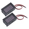 thumbnail image 4 of 3 Wire DC Digital Display Voltmeter Display 0.56 Inch LED Digital External Display Module DC 099.9V(Blue Red ), 4 of 5