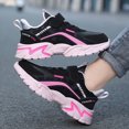 thumbnail image 6 of Zuwimk Boys Girls Sneakers Slip on Lightweight Kids Running Walking Shoes Breathable for Toddler/Little Kid/Big Kid(Hot Pink,27), 6 of 8