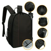 BYXAS Camera Bag Backpack, DSLR SLR Camera Case Compatible with Canon/Nikon/Sony/Fuji/Gopro/DJI , Waterproof Photography Backpacks with Rain Cover for Women Men, Black