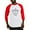 Red/White, variant on CafePress - COTTONTAIL CREW Baseball Jersey - Cotton Baseball Jersey, 3/4 Raglan Sleeve Shirt