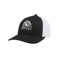 thumbnail image 1 of Gravity Outdoor Retro Trucker Snapback Hat - Black/White/White, 1 of 2