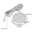 thumbnail image 3 of DC12V 12 LED RV Interior LED Spot Light for Cabinet Camper Van Caravan Motorhome VW T4 T5 RV, 4 Pack, Warm White, 3 of 10