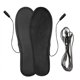 thumbnail image 1 of Plantillas calefactoras eléctricas con control de temperatura por USB para hombres y mujeres, cortas, de terciopelo, antideslizantes., 1 of 7