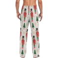 thumbnail image 2 of GZHJMY Christmas Nutcracker Pajama Pants for Men, Lounge Pants Lightweight Men Pajama Bottoms with Drawstring Pockets, Christmas New Year Birthday Gifts, Medium, 2 of 6