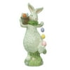 2 Sweet Delights Standing Rabbit Carrying Basket w/Eggs Easter Figures 23"