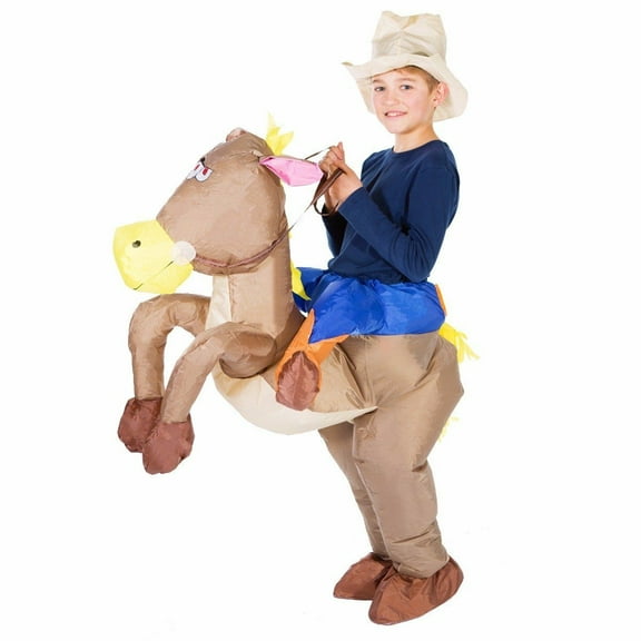 Bodysocks Kids Inflatable Cowboy Fancy Dress Costume (Age 6 )