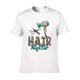 thumbnail image 2 of Women's Leopard Print "Hair Hustler" Graphic Tee - Casual Loose Fit T-Shirt with Hair Dryer & Scissors Design, Short Sleeve, Round Neck, Spring/Summer Essential for Home or Outings, Cas, 2 of 6