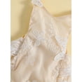 thumbnail image 6 of Wassery Baby Girl Summer Romper 3 6 12 18 Months Infant Newborn Girls Casual Jumpsuit Sleeveless Backless Butterfly Embroidery Lace Bodysuit, 6 of 9