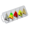 thumbnail image 1 of 5 Pcs Metal Fishhook Spinner Fishing Lure Kit for Bass Trout Crappie, 1 of 10