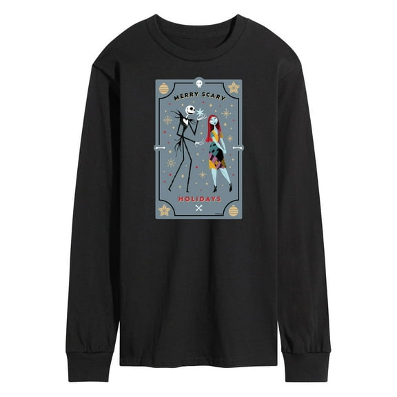 The Nightmare Before Christmas - Merry Scary Holidays - Men's Long Sleeve T-Shirt