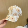 thumbnail image 2 of CoCopeaunt Spring, Summer, And Korean Versions Of The Mixed Color Flower Baseball Cap, Ms. Fashion’S Travel Visor Cap In Paris, 2 of 6