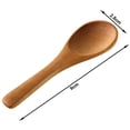 thumbnail image 2 of 250 Piezas Cucharas Pequeñas de Madera Mini Cucharas Naturales Cucharadita de Miel de Madera Condimentos de Cocina Cucharas para Cocina (Marrón ), 2 of 5