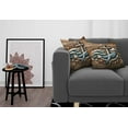 thumbnail image 2 of Ambesonne Nautical Throw Pillow Cover Pack of 2, Rustic Maritime Anchor Art, 2 Pcs-18"x18", Cocoa and Slate Blue, 2 of 5