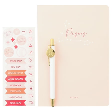 Gartner Studios Pisces Astrology Casebound Flex Journal Set, 5.75x8.125, 96 Sheets