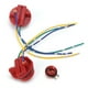 thumbnail image 4 of 2pcs 12V 1157 LED Adaptador Adaptador Basquero de Cablado para la Señal de Luces de Freno Drl Rojo, 4 of 7