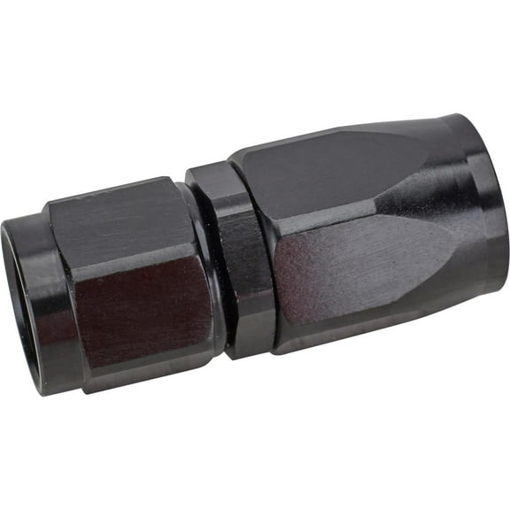 Full Flow Swivel Hose End Fitting, Straight, Anodized, -6 AN