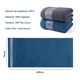 thumbnail image 2 of 2pc Toallas Algodon 100% Toalla Baño 70*140cm Azul Oscuro Y Gris Oscuro, 2 of 3