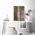 thumbnail image 5 of Abstract Canvas Wall Art Rustic Decor for Bedroom Bathroom,Grey Brown Picture Print Painting Artwork for Living Room,Kitchen,Stretched and Framed 12" Wx18 L, 5 of 6