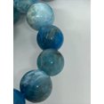 thumbnail image 3 of K-KED Handmade APATITE Crystal Healing Gemstone Stretch Bracelet 8mm BLUE, 3 of 7