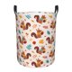 thumbnail image 1 of Fotbe Forest Squirrel Nuts Cesto de Ropa con Asas, Cesto Impermeable de Gran Capacidad, Bolsa de Lavado para Dormitorio, Cesto de Ropa con Ruedas y Asas-Small, 1 of 6