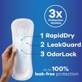 thumbnail image 2 of 2X - Always Ultra Thin Size 2 Super Pads Without Wings Unscented, 40 Count, 2 of 3