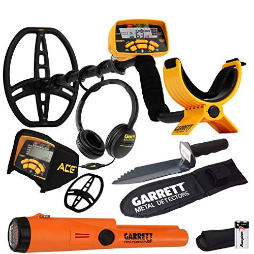 Garrett Pro-Pointer AT Waterproof Pinpointer Metal Detector – With Edge Digger, 9V Battery Included, Made In USA