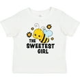 thumbnail image 3 of Inktastic The Sweetest Girl with Bee and Honey Combs Boys or Girls Baby T-Shirt, 3 of 5