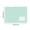 Green, variant on A4 Zipper File Bag, Large Capacity Waterproof Document Pouch with Business Card Slot, Plastic Storage Sleeve for Office, Travel, Colorful File Organizer, Frosted Finish