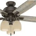 thumbnail image 2 of Aspen Creative 23159-4 Tranditional Amber Ceiling Fan Replacement Glass Shade.2-1/4"Fitter,4-1/4"Diameter x 4-7/8"Height.4 Pack, 2 of 5