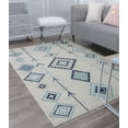 thumbnail image 2 of Soleil BR15I Native Ice Tribal Moroccan ivory Area Rug, 8'9"x12', 2 of 9