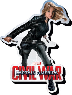 Magnet Marvel Civil War Black Widow Funky Chunky New Licensed 95445 